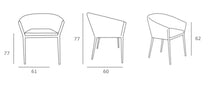 Cargar imagen en el visor de la galería, Muse Sillon comedor
